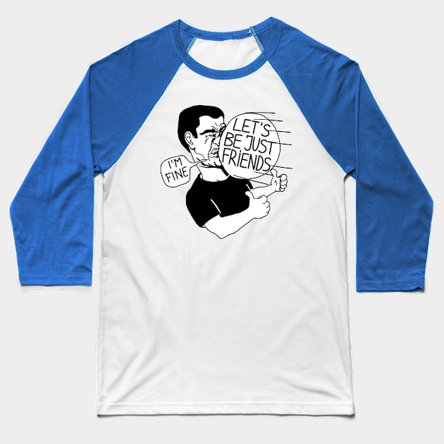 Friendzoned Baseball T-Shirt by zemluke